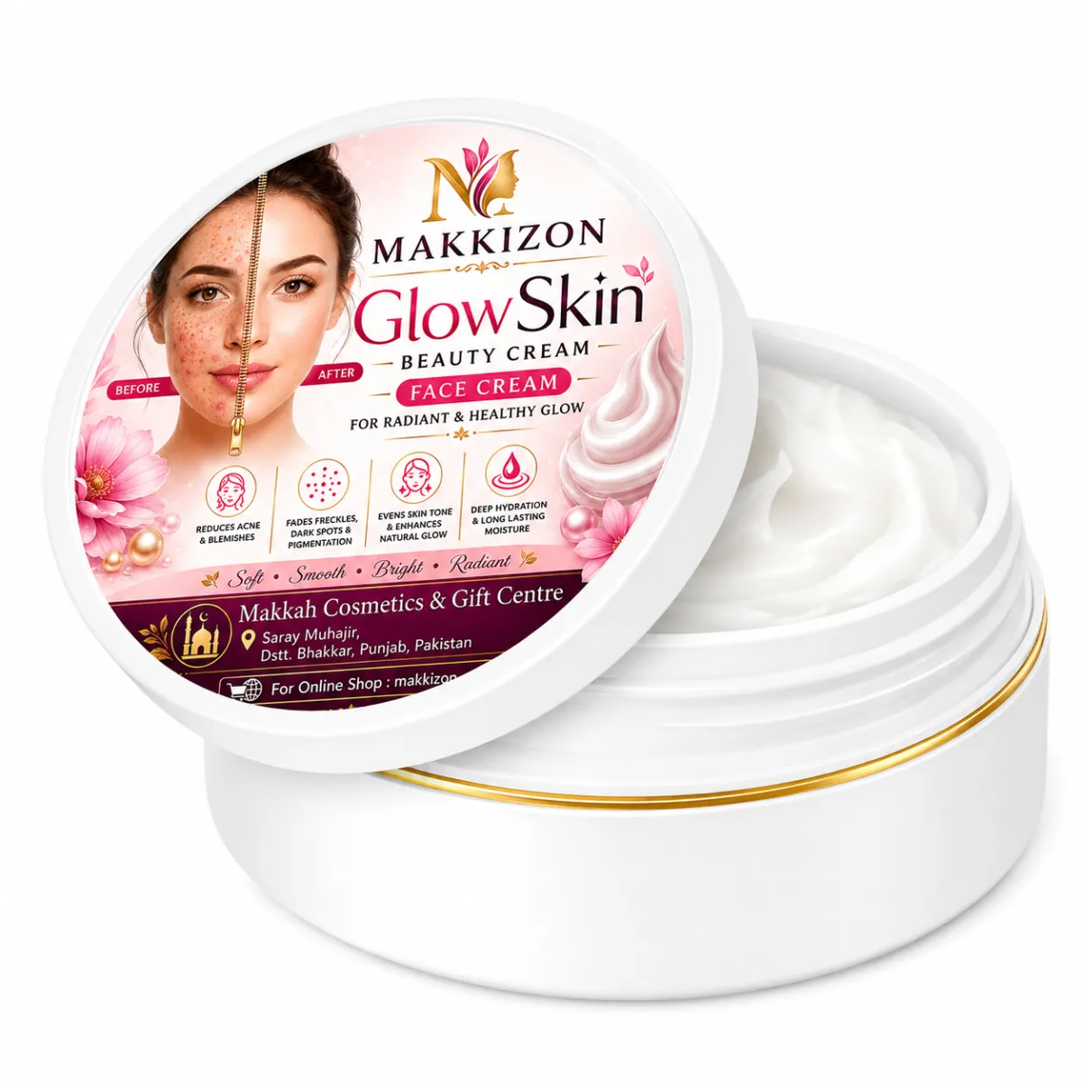 Makkizon GlowSkin Beauty Face Cream - Radiant & Healthy Glow
